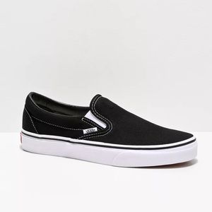 Black Slip-On Vans